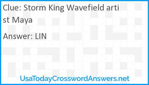 Storm King Wavefield artist Maya Answer