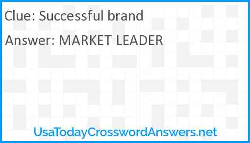 Successful brand Answer