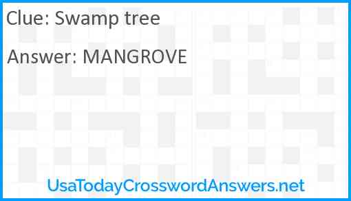 Swamp tree Answer