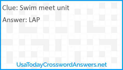 Swim meet unit Answer