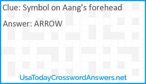 Symbol on Aang's forehead Answer