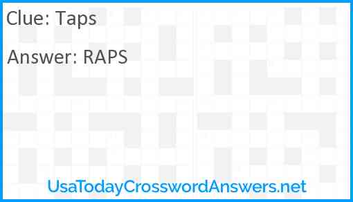 Taps Answer