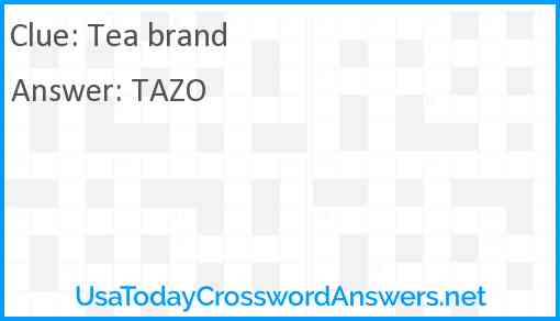 Tea brand Answer