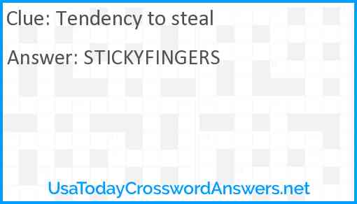 Tendency to steal Answer