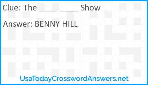 The ____ ____ Show Answer