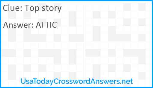 Top story Answer