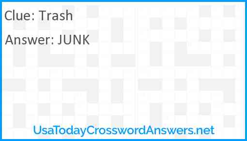 Trash Answer