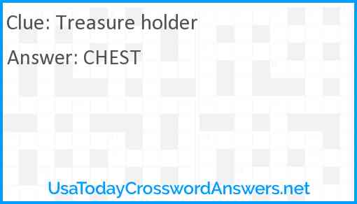 Treasure holder Answer