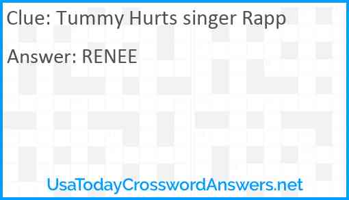 Tummy Hurts singer Rapp Answer