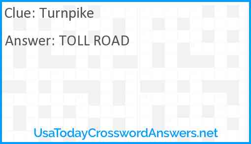 Turnpike Answer