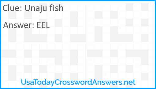Unaju fish Answer