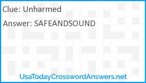 Unharmed Answer