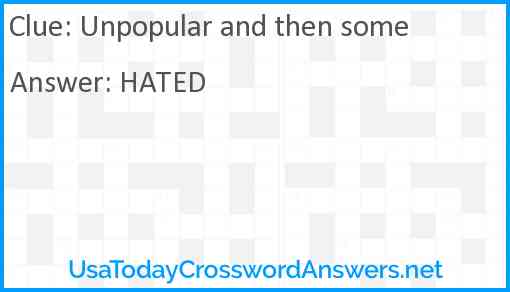 Unpopular and then some Answer