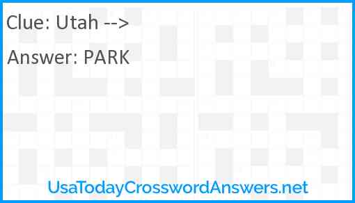 Utah --> Answer