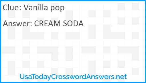 Vanilla pop Answer