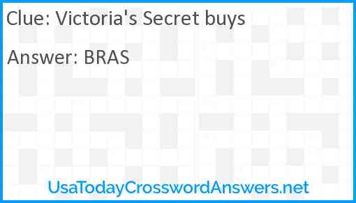 Victoria's Secret buys Answer