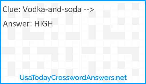 Vodka-and-soda --> Answer