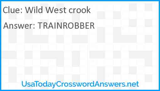 Wild West crook Answer
