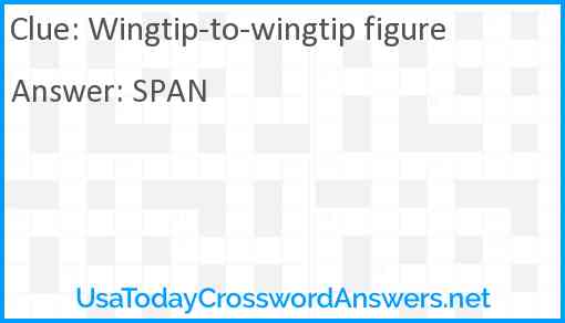 Wingtip-to-wingtip figure Answer