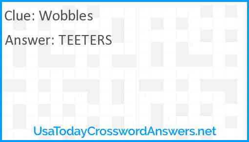 Wobbles Answer