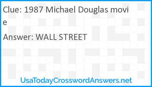 1987 Michael Douglas movie Answer