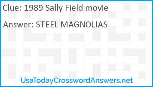 1989 Sally Field movie Answer