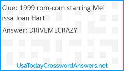 1999 rom-com starring Melissa Joan Hart Answer