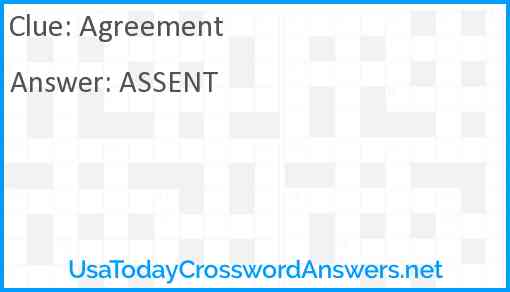 Agreement Answer