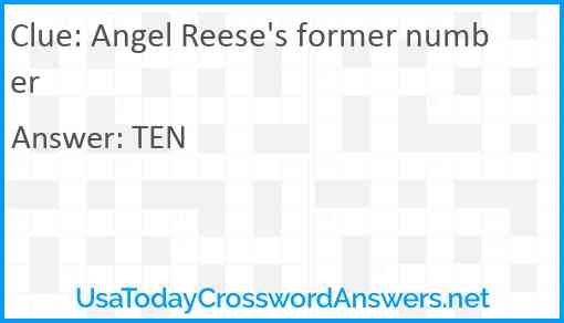 Angel Reese's former number Answer