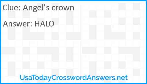 Angel's crown Answer