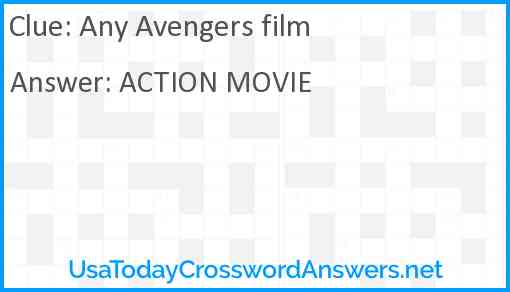 Any Avengers film Answer