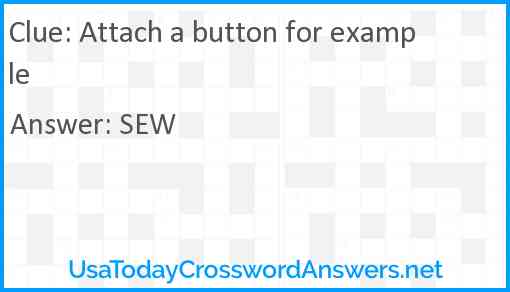 Attach a button for example Answer