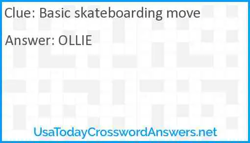 Basic skateboarding move Answer