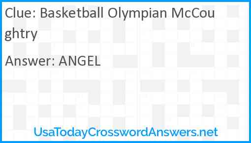 Basketball Olympian McCoughtry Answer
