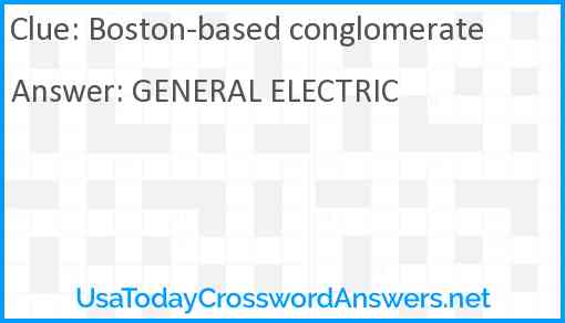 Boston-based conglomerate Answer