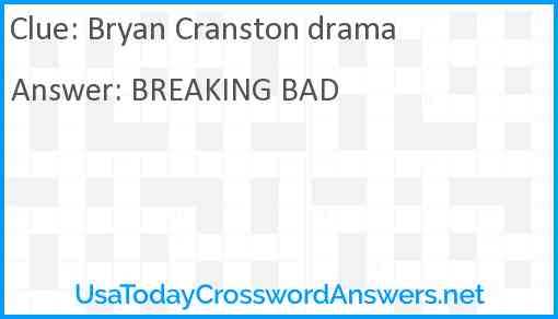 Bryan Cranston drama Answer
