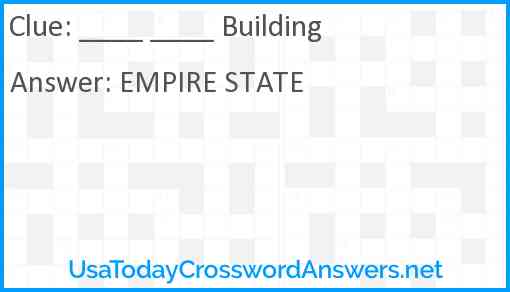 ____ ____ Building Answer