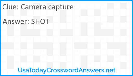 Camera capture Answer