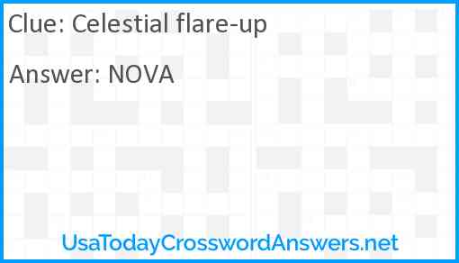 Celestial flare-up Answer