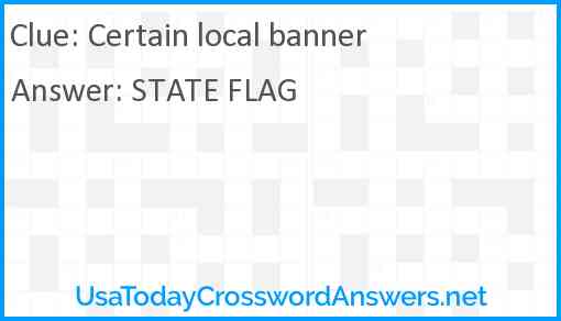 Certain local banner Answer