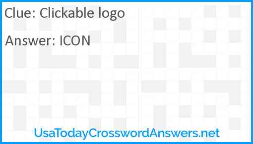 Clickable logo Answer