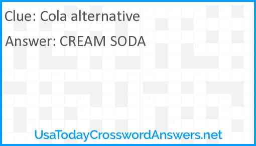 Cola alternative Answer