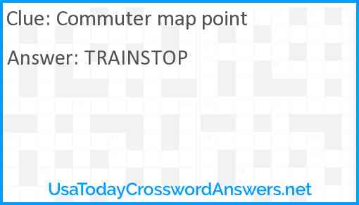 Commuter map point Answer