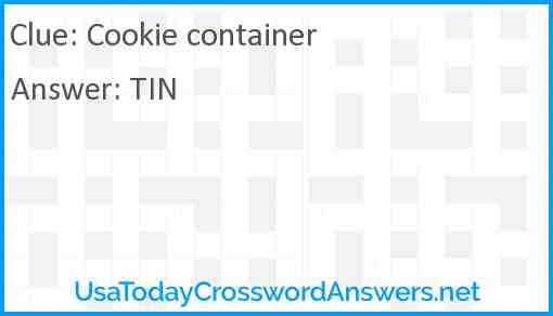 Cookie container Answer