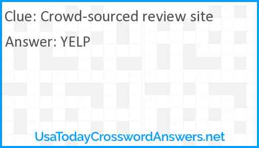 Crowd-sourced review site Answer