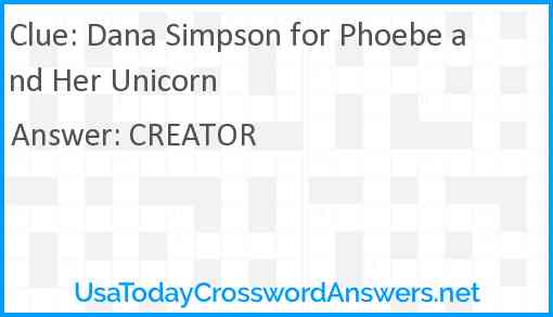 Dana Simpson for Phoebe and Her Unicorn Answer
