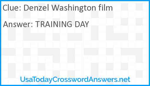 Denzel Washington film Answer