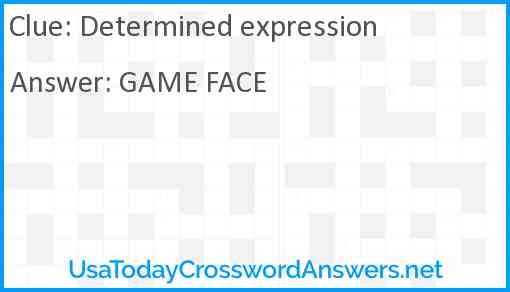 Determined expression Answer