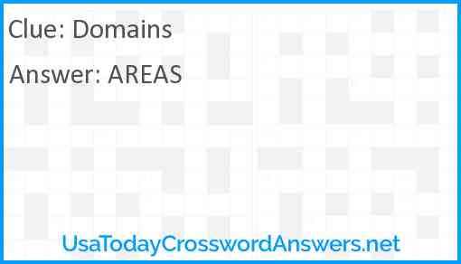 Domains Answer
