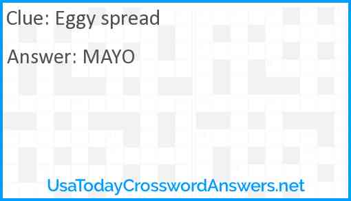 Eggy spread Answer